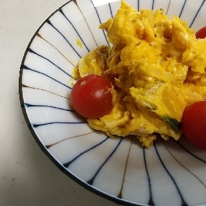 電子レンジで簡単に♪カボチャサラダ